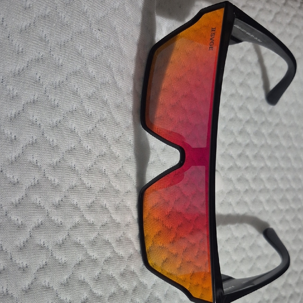 Bold Red and Orange Sunglasses